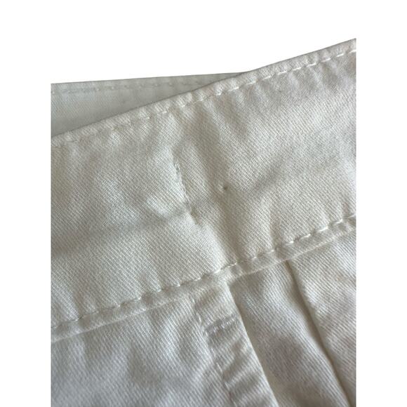 J.Crew Slouchy Boyfriend Chino Pant Cream Neutral Basic Straight Leg Size 33 - Picture 4 of 15